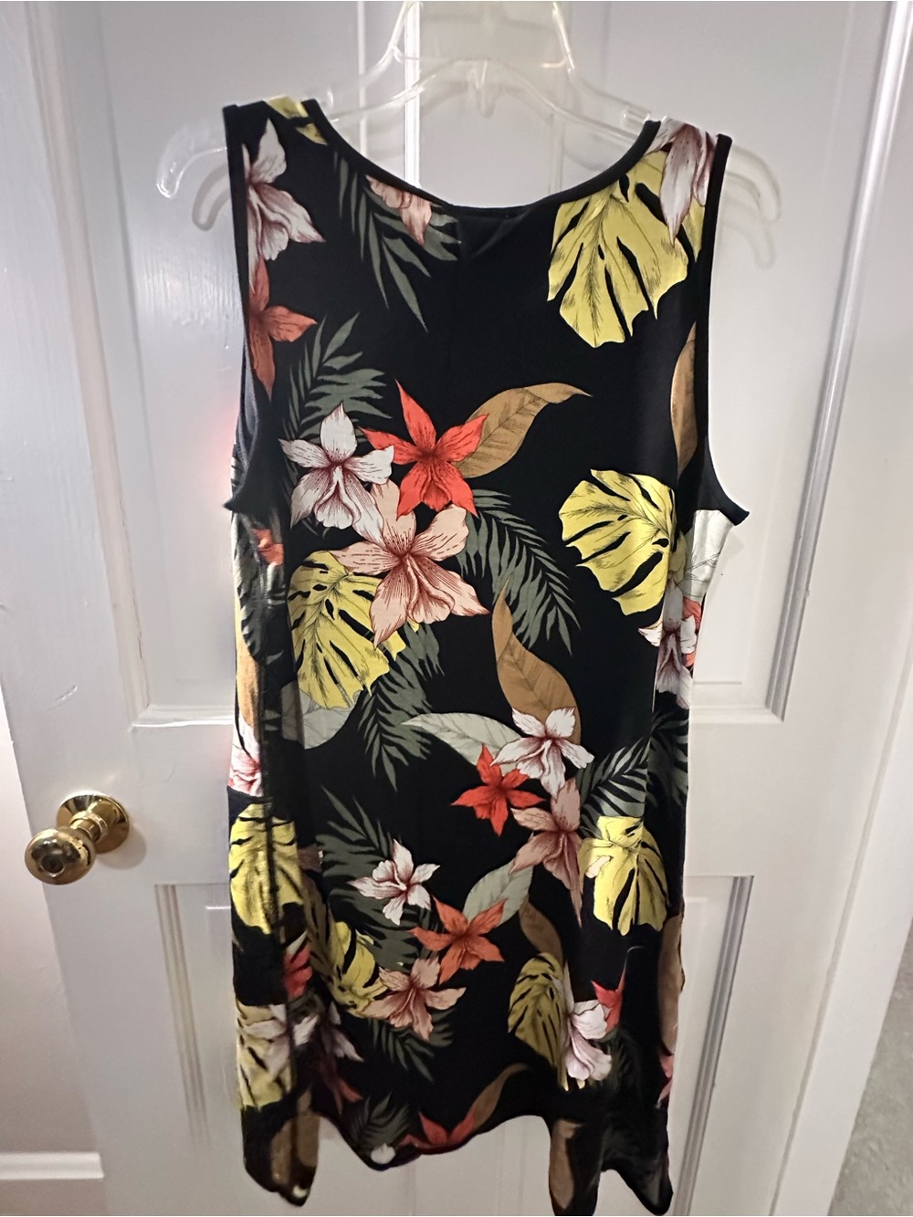 Tribal reversible floral print dress for summer to fall - Picture 8 of 8